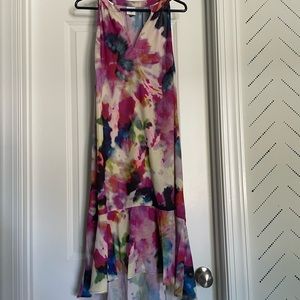 Cabi watercolor dress